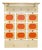 Space Age Orange Wall Coat Rack, 1970 For Sale