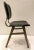 2010s Industrial Modern Black Faux Leather Side Chair/Desk Chair For Sale - Image 5 of 7