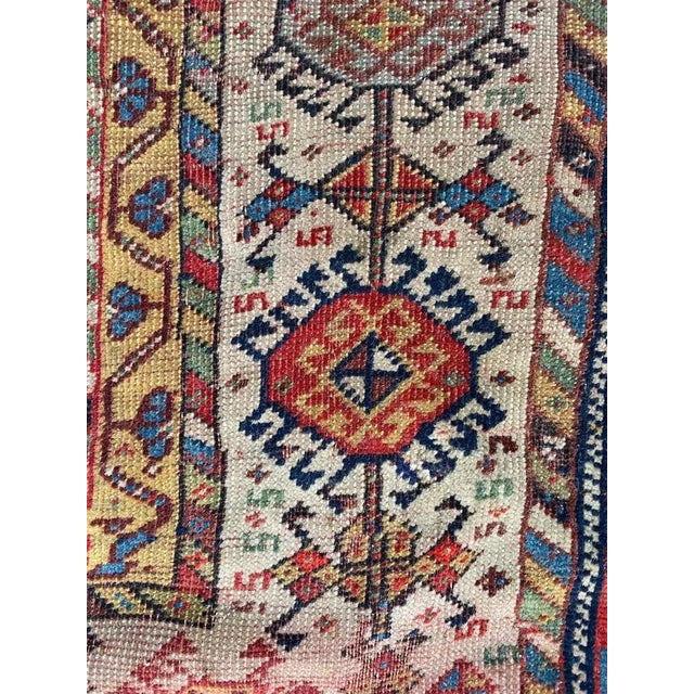 Antique Rustic Wool Rug For Sale - Image 15 of 18