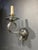 Italian A Pair of 1940s Silver Plated Sconces For Sale - Image 3 of 7