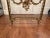 Late 19th Century French Louis XVI Brass Fireplace Screen W. Mesh Panel and Floral Details For Sale - Image 13 of 18