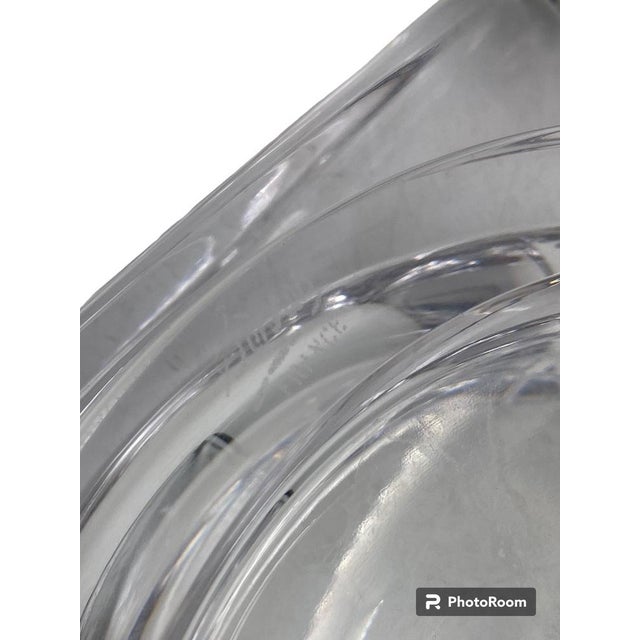 Molded Crystal Ashtray friom Sevres France, 1970s For Sale - Image 9 of 18