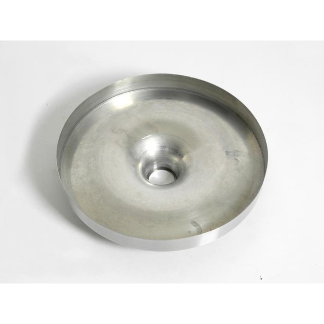 Large Space Age Pop Art Round Aluminum Ceiling or Wall Lamp, 1960s For Sale - Image 14 of 18