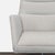 Room & Board Tenley Modern Office Chair With Light Gray Upholstery and Chrome Base For Sale - Image 10 of 11