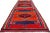Tribal Vintage Orange Kurdish Rug Runner - 03'08 X 12'00 For Sale - Image 3 of 9