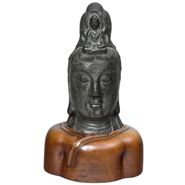 Southeast Asian Bust of Bodhisattva For Sale