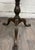 Vintage Chippendale Style Pie Crust Top Tripod Tea Table Side Table For Sale - Image 4 of 7