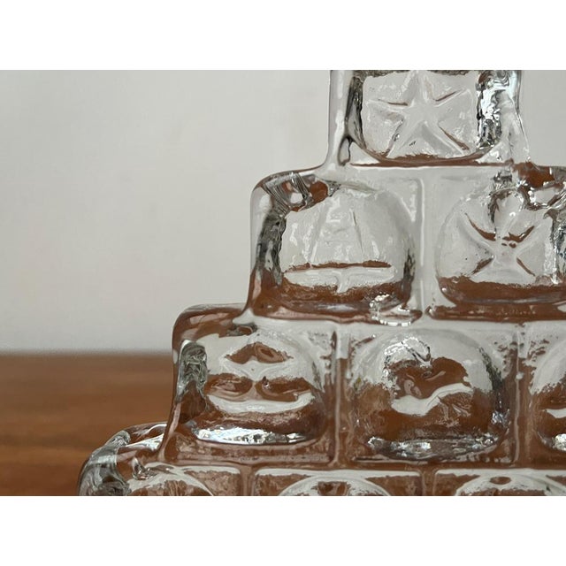 Vintage German Glass X-Mas Tree Candleholder from Wiesenthalhütte, 1970s For Sale - Image 13 of 18