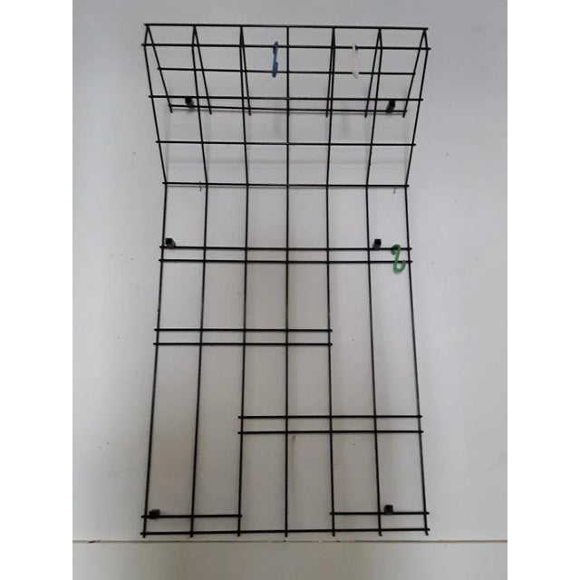 Vintage Black Iron Wire Wardrobe, 1970s For Sale - Image 3 of 5