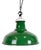 British Industrial Green Enamel Factory Pendant Lamp, 1960s For Sale