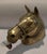 Brass 1960s Ted Arnold Ltd. Brass Tone Metal Horse Head Tape Dispenser For Sale - Image 8 of 10