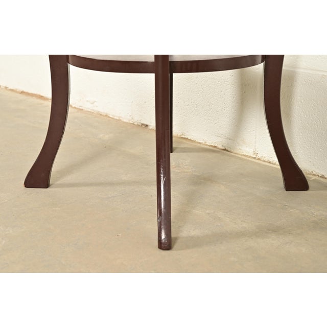 Antique Victorian Carved Mahogany Parlor Table or Side Table by Wolverine, Circa 1900 For Sale - Image 10 of 12