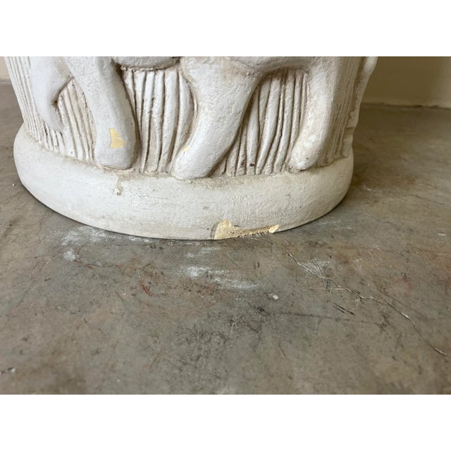 Hollywood Regency Safari - Jungle Animal Pattern Plaster Round Side ...