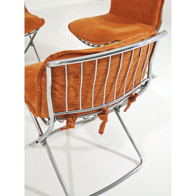 Mid-Century Modern Chairs by Gastone Rinaldi for Rima, Italy 1970s, Set of 4 For Sale - Image 18 of 18