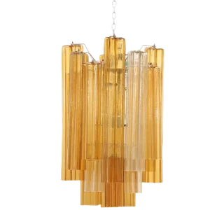 Venini Two Toned Chandelier