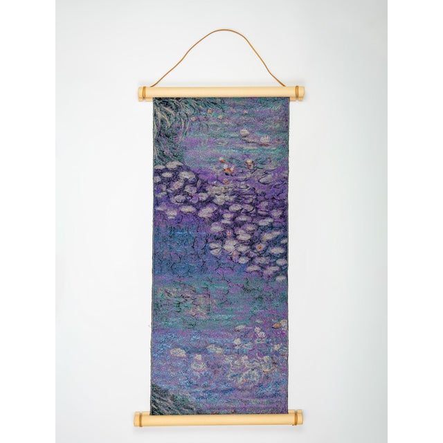 Japanese Ceremonial Silk Wall Tapestry by Renaras, in New conditions. Designed from 2000 Labeled by Maker