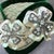 Antique Edwardian Mother-of-Pearl Clover Hatpins With Cut Glass & Original Acorn Caps — Pair, C. 1895-1915 For Sale - Image 10 of 12
