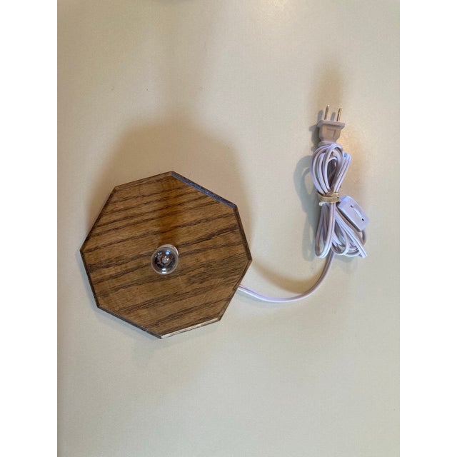 1960s 1960s Handmade Ceramic Flower Vase Lamp For Sale - Image 5 of 9