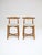 A set of two rare vintage (bar) chairs produced by Findahls Møbelfabrik in Denmark, 1960s. These low bar stools are made...