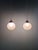 Art Deco Pendant Lights in Pressed Molded Frosted Glass, 1930s, Set of 2 For Sale - Image 15 of 16