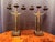 Dutch Amsterdam School Arts and Crafts 1910 Pair of Brass Candleholders For Sale - Image 10 of 15