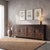 Vintage French Oak Brutalist Sideboard, 1970s For Sale - Image 6 of 11