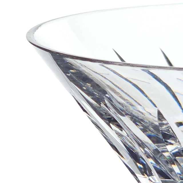 Waterford Late 20th Century Waterford Crystal Maeve Tall Cocktail Martini Glass For Sale - Image 4 of 12