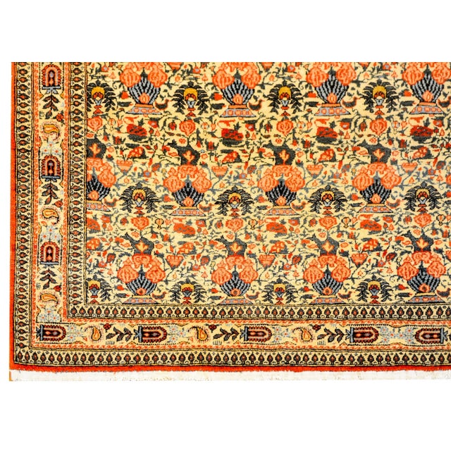 Early 20th Century Tehran Rug For Sale In Chicago - Image 6 of 7