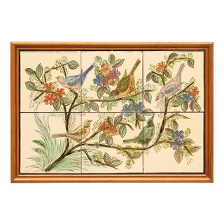 Hand-Painted Ceramic Artwork by Diaz Costa, 1960s For Sale