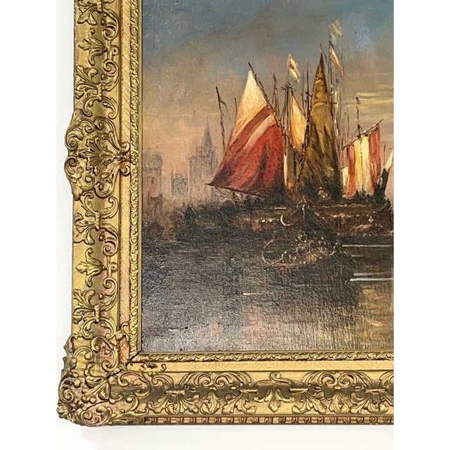 19th Century Venetian Sunset For Sale - Image 5 of 6