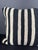 Turkish Hemp Pillow Cushion Natural Beige Black Pillow Cushion Cover 16" x 24" For Sale - Image 4 of 4