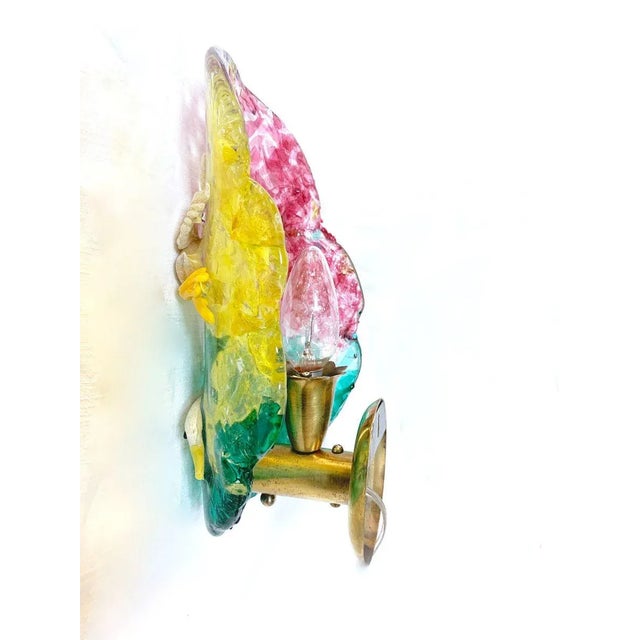 Murano Wall Light from Gino Cenedese, 1950s For Sale - Image 9 of 11