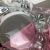 Glass Large French Floral Crystal Glass Shell Bowl from Vannes Art, 1970s For Sale - Image 7 of 18