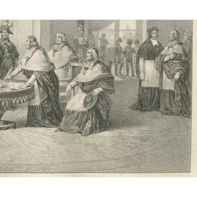 Madou, The Concordat, the First Consul and Prelates, 1827, Lithograph For Sale - Image 6 of 9