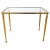 Copper Mid-Century Glass and Gilt Brass Coffee Table with Twisted Legs, France, 1960 For Sale - Image 8 of 8