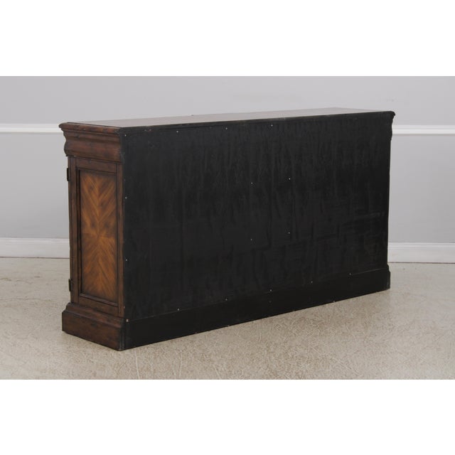 Continental Style Inlaid Front Distressed Sideboard Console For Sale - Image 17 of 17