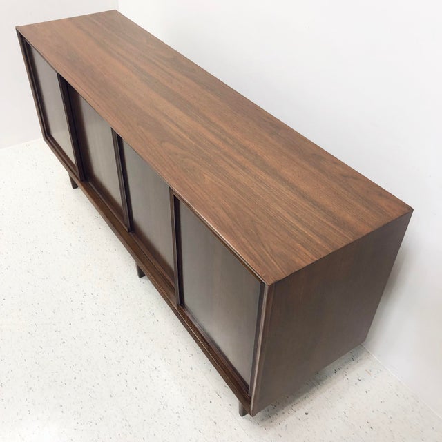 Honderich Mid Century Walnut Credenza Sideboard Chairish