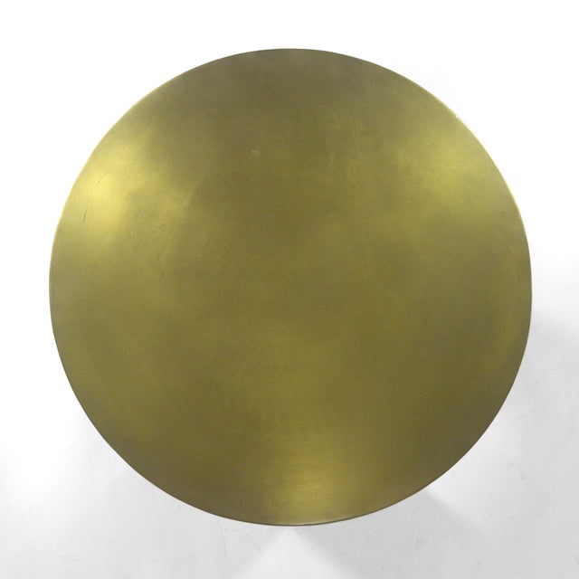 Late 20th Century Custom Made Cylindrical Side Table For Sale - Image 9 of 10