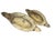 Vintage Pair of Cast Brass Oval Candle Wall Sconces With Reflector Backplates | Hollywood Regency Traditional For Sale - Image 11 of 11