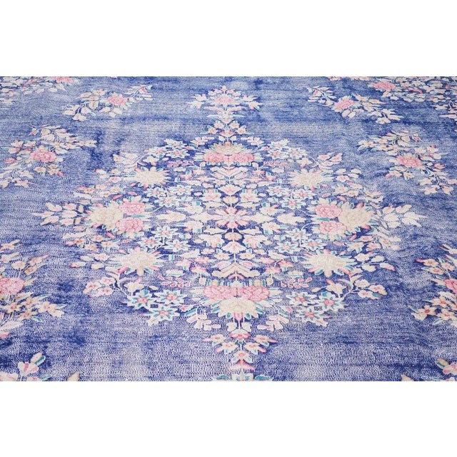 Turkish Vintage Turkish Anatolian Hand Knotted Wool Rug,09'07'' X 13'04'' For Sale - Image 3 of 5