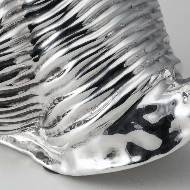 Vintage Silver-Plated Snail Ice Bucket by Teghini, Italy, 1970s For Sale - Image 12 of 18