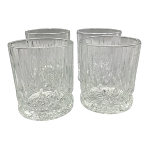 Italian "Royal Crystal Rock" Opera Lowball Glasses-Set of 4