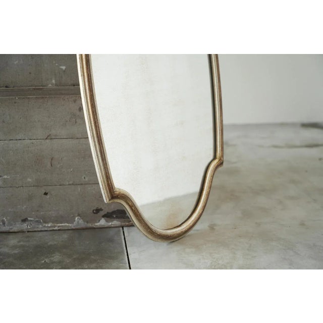 Mid-Century Neoclassical Wall Mirror in Wood, 1940s For Sale - Image 4 of 11