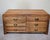 1980s Vintage Pencil Reed Waterfall Double Dresser For Sale - Image 5 of 18