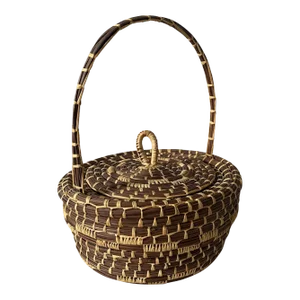 Vintage Pine Needle Basket