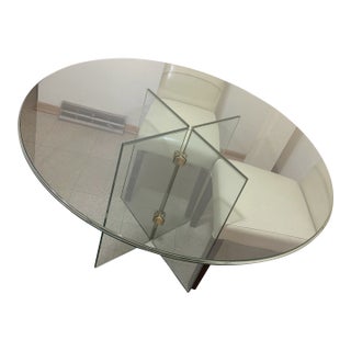 Vintage Mid-Century Modern Pedestal Dining Table For Sale