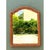 Mid-Century Modern Vintage Arched Rattan Wall Mirror For Sale - Image 3 of 15