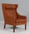 Set of Wingback Chair and Ottoman by Børge Mogensen for Fredericia For Sale - Image 5 of 11