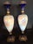 Manufacture de Sevres 19th Century Sevres Louis XVI Blue Gilt Porcelain Vases- a Pair For Sale - Image 4 of 12