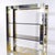 Paul Evans Cityscape Mid Century Brass and Chrome Freestanding Bookcase For Sale In Chicago - Image 6 of 9